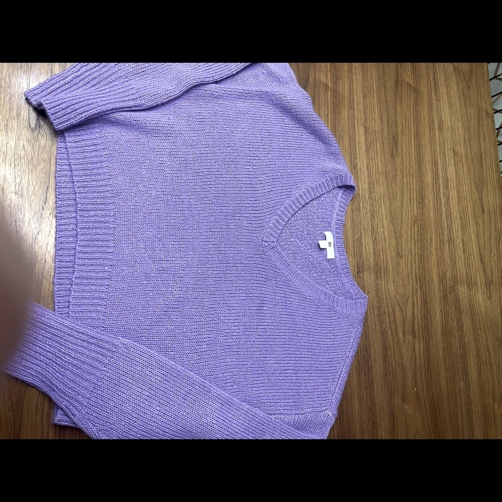 Nordstrom BP Cropped V Neckline Sweater - Picture 7 of 8